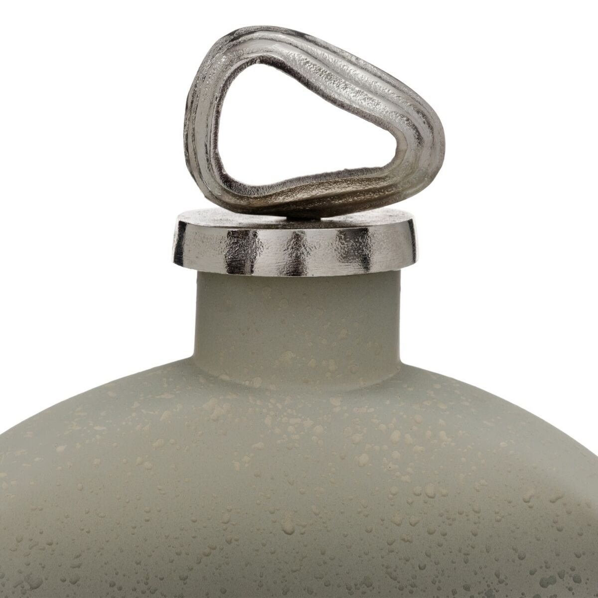 Bouteille décorative Gris Argenté 24 x 9 x 29 cm Décorative